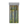 thumbnail image 1 of Ambesonne Fall Fitted Sheet & Pillow Sham Set, Autumn Season Beech Forest, Twin, Grey Yellow, 1 of 2
