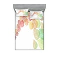 thumbnail image 1 of Ambesonne Fall Fitted Sheet & Pillow Sham Set, Flying Leaves Art, Full, Multicolor, 1 of 2
