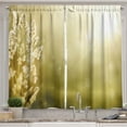 thumbnail image 1 of Ambesonne Fall Kitchen Curtains, Scenic Autumn Meadow, 55"x45", Pale Yellow Green, 1 of 3