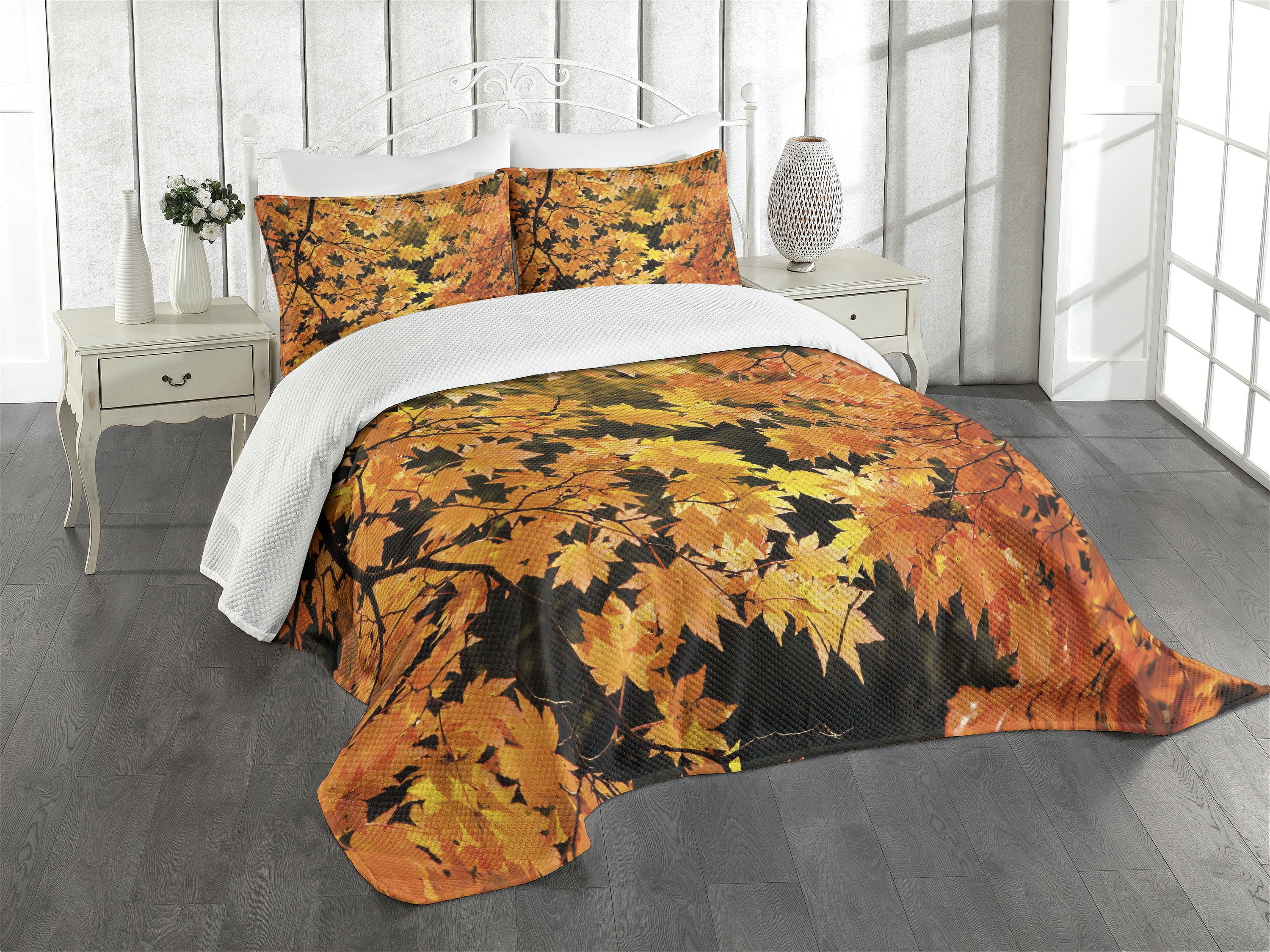 Twin Brown Polyester Kids Unisex Bedspread Set