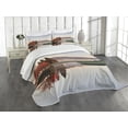thumbnail image 1 of Ambesonne Fall Quilted Bedspread Set 3 Pcs, Idyllic Countryside View, Queen Size, Multicolor, 1 of 5