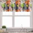 thumbnail image 1 of Ambesonne Fall Valance Pack of 2, Simplistic Autumnal Leaves, 54"X12", Multicolor, 1 of 5