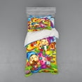 thumbnail image 1 of Ambesonne Fantasy Bedding Set 3 Pcs, Cartoon Singing Elves Art, Twin, Multicolor, 1 of 2
