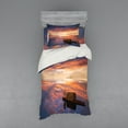 thumbnail image 1 of Ambesonne Fantasy Bedding Set 3 Pcs, Man in Imagine Ship, Twin XL, Multicolor, 1 of 3