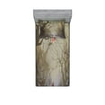 thumbnail image 1 of Ambesonne Fantasy Fitted Sheet & Pillow Sham Set, Tree Branch in Forest, Twin, Brown, 1 of 2