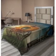 thumbnail image 1 of Ambesonne Fantasy Flat Sheet, Cartoon Tale, TwinXL Size, Multicolor, 1 of 1