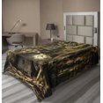 thumbnail image 1 of Ambesonne Fantasy Flat Sheet, House Tree, Twin Size, Umber Brown, 1 of 1