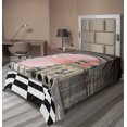 thumbnail image 1 of Ambesonne Fantasy Flat Sheet, Medieval Castle Balcony, Twin Size, Multicolor, 1 of 1