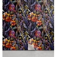 thumbnail image 1 of Ambesonne Fantasy Garden Peel & Stick Wallpaper for Home, Purplish Leaves Art, 13"x36", Blue Violet Vermilion, 1 of 5