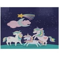 thumbnail image 1 of Ambesonne Fantasy Jigsaw Puzzle Durable Cardboard, Unicorns Hearts Stars Art, 1000 pcs, Quartz Pale Blue Green, 1 of 5