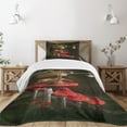 thumbnail image 1 of Ambesonne Fantasy Quilted Bedspread Set 2 Pcs, Mythical Mushroom, Twin Size, Multicolor, 1 of 5