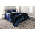 thumbnail image 1 of Ambesonne Fantasy Quilted Coverlet 3 Pcs, Surreal Werewolf Eyes, Queen Size, Purple Blue, 1 of 2