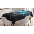 thumbnail image 1 of Ambesonne Fantasy Tablecloth Rectangular Table Cover, Cartoon Gothic, 60"x84", Grey, 1 of 4