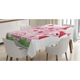 thumbnail image 1 of Ambesonne Fantasy Tablecloth Rectangular Table Cover, Cartoon Magic Kingdom, 60"x84", Pink White, 1 of 4