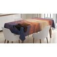 thumbnail image 1 of Ambesonne Fantasy Tablecloth Rectangular Table Cover, Man in Imagine Ship, 60"x84", Multicolor, 1 of 4