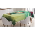 thumbnail image 1 of Ambesonne Fantasy Tablecloth Rectangular Table Cover, Nanny London, 52"x70", Multicolor, 1 of 3