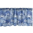 thumbnail image 1 of Ambesonne Fantasy World Window Valance, Unicorns and Clouds, 42" x 12", Ceil Blue Pale Blue, 1 of 1