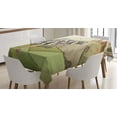 thumbnail image 1 of Ambesonne Farm Animal Tablecloth Rectangular Table Cover, Dairy Cows Countryside, 60"x90", Multicolor, 1 of 4