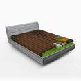 thumbnail image 1 of Ambesonne Farm House Fitted Sheet, Gardening Materials, Queen Size, Green Brown, 1 of 3