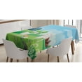 thumbnail image 1 of Ambesonne Farmhouse Tablecloth Rectangular Table Cover, Pleasant Farm Life, 60"x90", Multicolor, 1 of 4