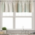 thumbnail image 1 of Ambesonne Farmhouse Valance Pack of 2, Oriental Art Lace Pattern, 42"X18", Pale Seafoam Pale Tan, 1 of 5