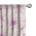 thumbnail image 1 of Ambesonne Fashion Curtains, Roses Realistic Pattern, Pair of 28"x63", Soft Pink and Pale Mauve, 1 of 5