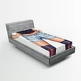 thumbnail image 1 of Ambesonne Fashion Fitted Sheet, Woman, Twin Size, Multicolor, 1 of 2