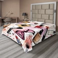 thumbnail image 1 of Ambesonne Fashion Flat Sheet, Cosmetics Make up Theme, King Size, Multicolor, 1 of 1