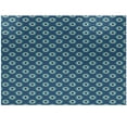 thumbnail image 1 of Ambesonne Fashion Jigsaw Puzzle Durable Cardboard, Abstract Circular Ornament, 1000 pcs, Dark Sky Blue and Camel, 1 of 5