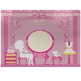 thumbnail image 1 of Ambesonne Fashion Jigsaw Puzzle Durable Cardboard, French Lady Cat Mirror, 1000 pcs, Yellow Pink, 1 of 6
