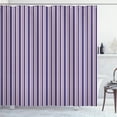 thumbnail image 1 of Ambesonne Fashion Shower Curtain, Vertical Bluish Stripes Art, 69"Wx75"L, Indigo and Soft Pink, 1 of 4