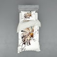 thumbnail image 1 of Ambesonne Feather Bedding Set 3 Pcs, Head Wear Flowers, Twin, Multicolor, 1 of 2