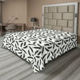 thumbnail image 1 of Ambesonne Feather Flat Sheet, Delicate Repetitive Plumage, Queen Size, Grey Teal and White, 1 of 1