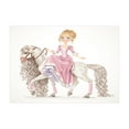 thumbnail image 1 of Ambesonne Feminine Jigsaw Puzzle, Cartoon on White Horse, Heirloom-Quality Fun Activity for Family Durable Cardboard, 1000 pcs, Cream Pink, 1 of 5