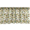 thumbnail image 1 of Ambesonne Ferris Wheel Valance Pack of 2, Funfair at Autumn Art, 54"X18", Ivory Multicolor, 1 of 2