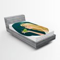 thumbnail image 1 of Ambesonne FiaryTale Fitted Sheet 2 Pcs Set, Cartoon and Frog, Twin XL, Multicolor, 1 of 3