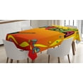 thumbnail image 1 of Ambesonne Fiesta Tablecloth Rectangular Table Cover, Latino Themed Party, 52"x70", Multicolor, 1 of 4