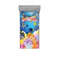 thumbnail image 1 of Ambesonne Fish Fitted Sheet & Pillow Sham Set, Fish Coral Reefs, Twin, Multicolor, 1 of 2