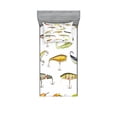 thumbnail image 1 of Ambesonne Fish Fitted Sheet & Pillow Sham Set, Hunting Sea Animals Theme, Twinxl, Multicolor, 1 of 2