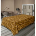 thumbnail image 1 of Ambesonne Fish Flat Sheet, Retro Coffee Tones, TwinXL Size, Pale Coffee Chocolate, 1 of 1