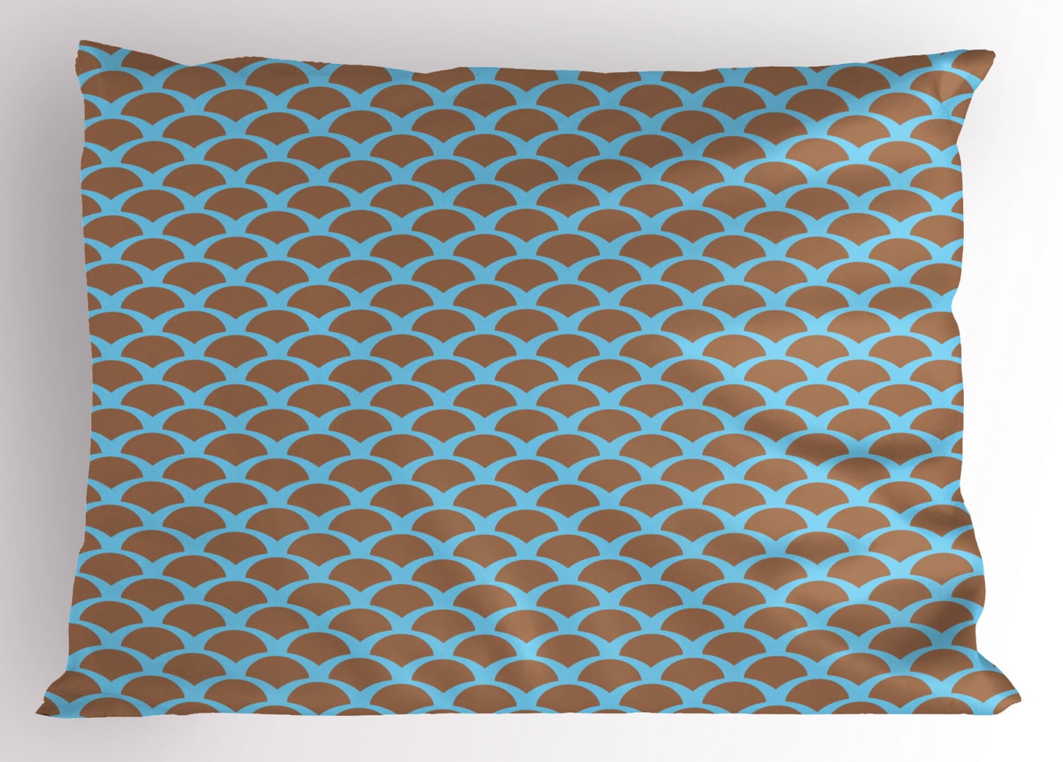 Ambesonne Fish Pillow Sham, Animal Scales Pattern, 26