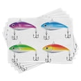 thumbnail image 1 of Ambesonne Fish Place Mats Set of 4, Sea Nautical Animals, Standard Size, Multicolor, 1 of 6