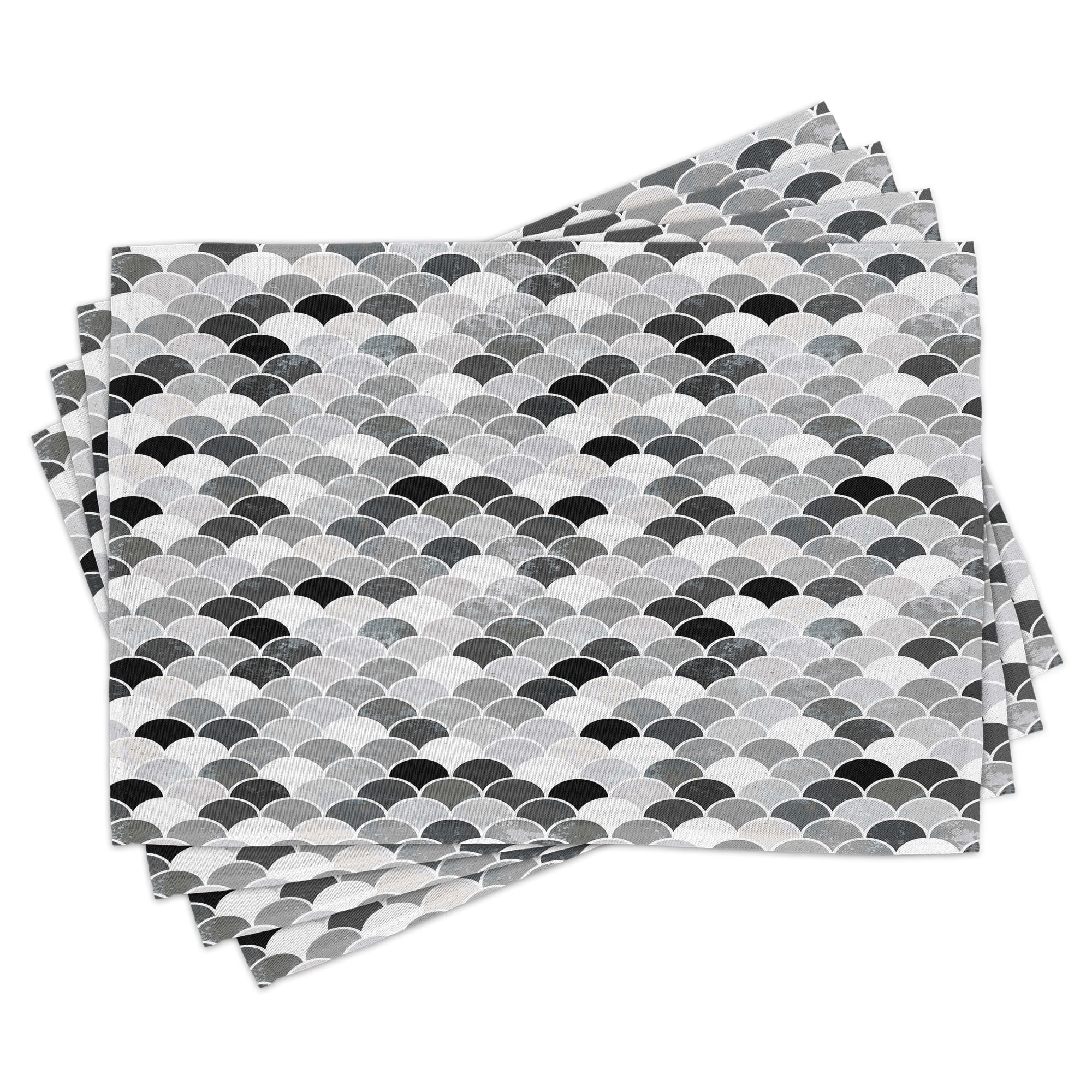 Tapis De Souris Rectangulaire Motif Jazz - 23,5 X 19,7 Cm - Caoutchouc Antidérapant - Gris - 13