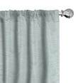 thumbnail image 1 of Ambesonne Fish Scale Window Curtains, Doodle Waving Lines, Each 28" W x 84" L, Pale Blue Grey White, 1 of 5