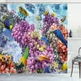 thumbnail image 1 of Ambesonne Fish Shower Curtain, Marine Life Sea, 69"Wx84"L, Multicolor, 1 of 5