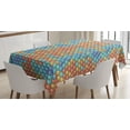 thumbnail image 1 of Ambesonne Fish Tablecloth Rectangular Table Cover, Abstract Mermaid Pattern, 60"x90", Multicolor, 1 of 4