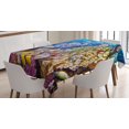 thumbnail image 1 of Ambesonne Fish Tablecloth Rectangular Table Cover, Ocean Beauties, 60"x90", Multicolor, 1 of 4