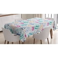 thumbnail image 1 of Ambesonne Fish Tablecloth Rectangular Table Cover, Retro Cartoon Style, 60"x90", Multicolor, 1 of 4