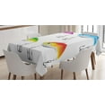 thumbnail image 1 of Ambesonne Fish Tablecloth Rectangular Table Cover, Sea Nautical Animals, 60"x84", Multicolor, 1 of 4