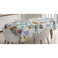 thumbnail image 1 of Ambesonne Fish Tablecloth Rectangular Table Cover, Watercolor Underwater, 60"x90", Multicolor, 1 of 4